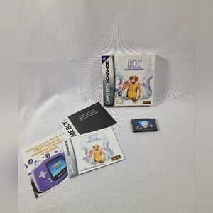 Nintendo Gameboy Advance 2001 ET extra terrestrial video game Complete with box